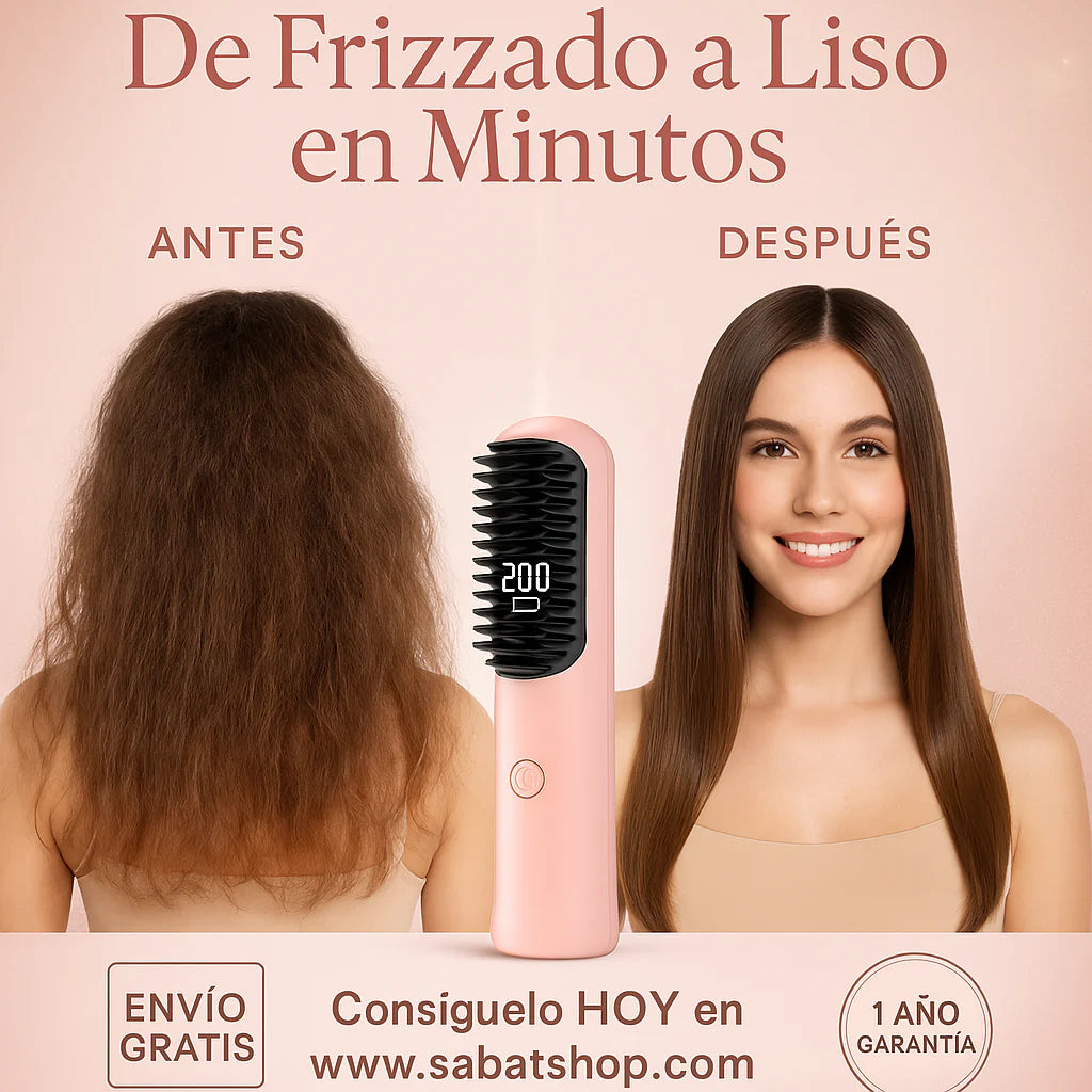 Cepillo Alisador Portátil ¡Experiencia Premium!