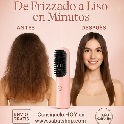 Cepillo Alisador Portátil ¡Experiencia Premium!